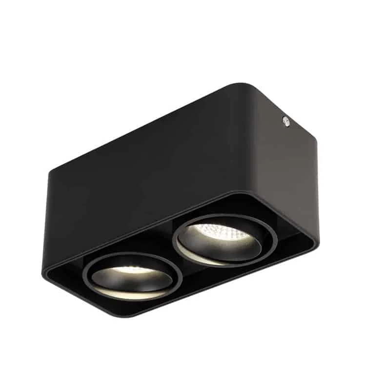 10–40 W kare çoklu sıva üstü downlight