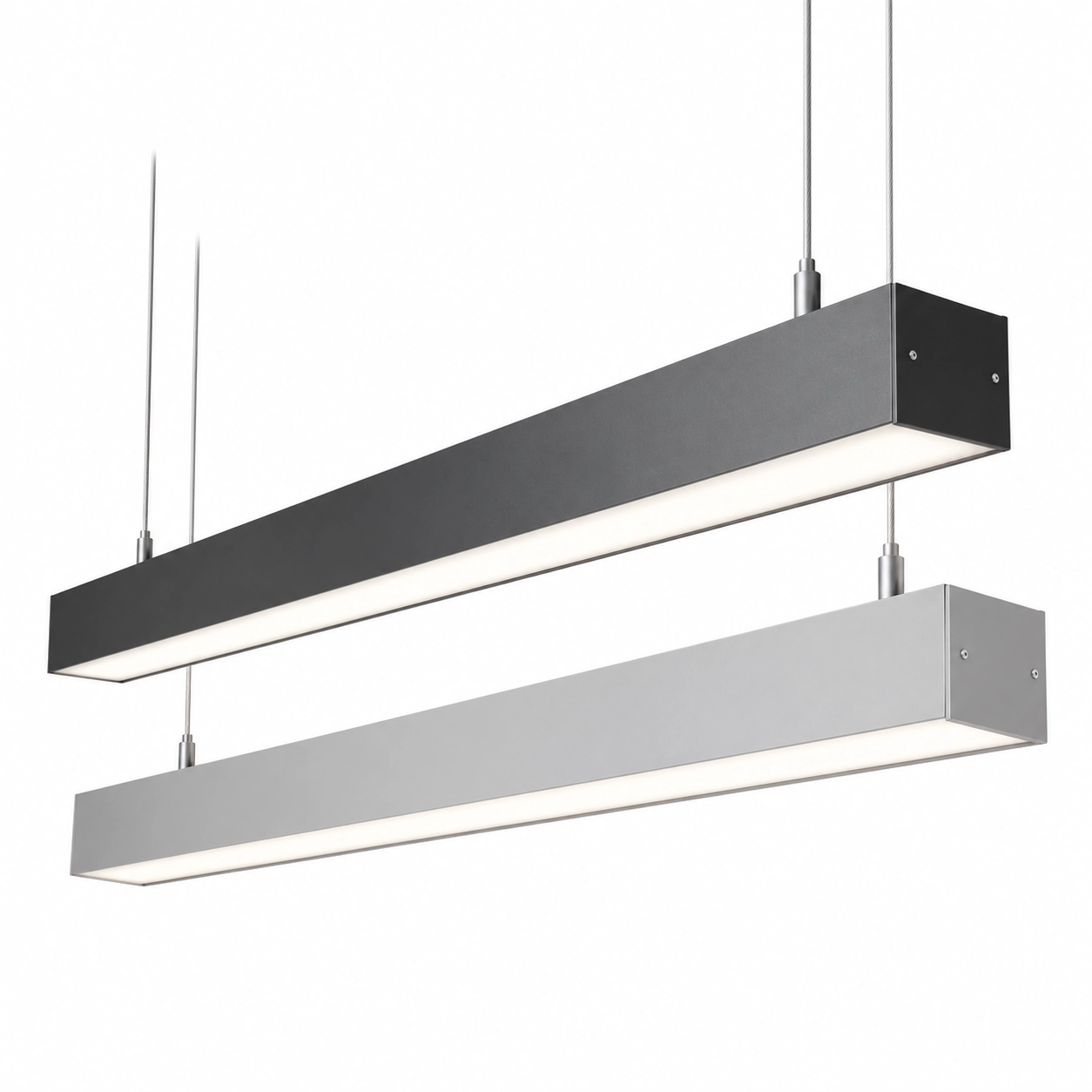 Lineární LED osvětlení pro komerční projekt.