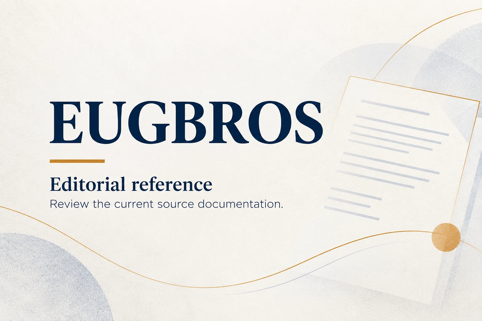 eugbros lighting supplier reference card