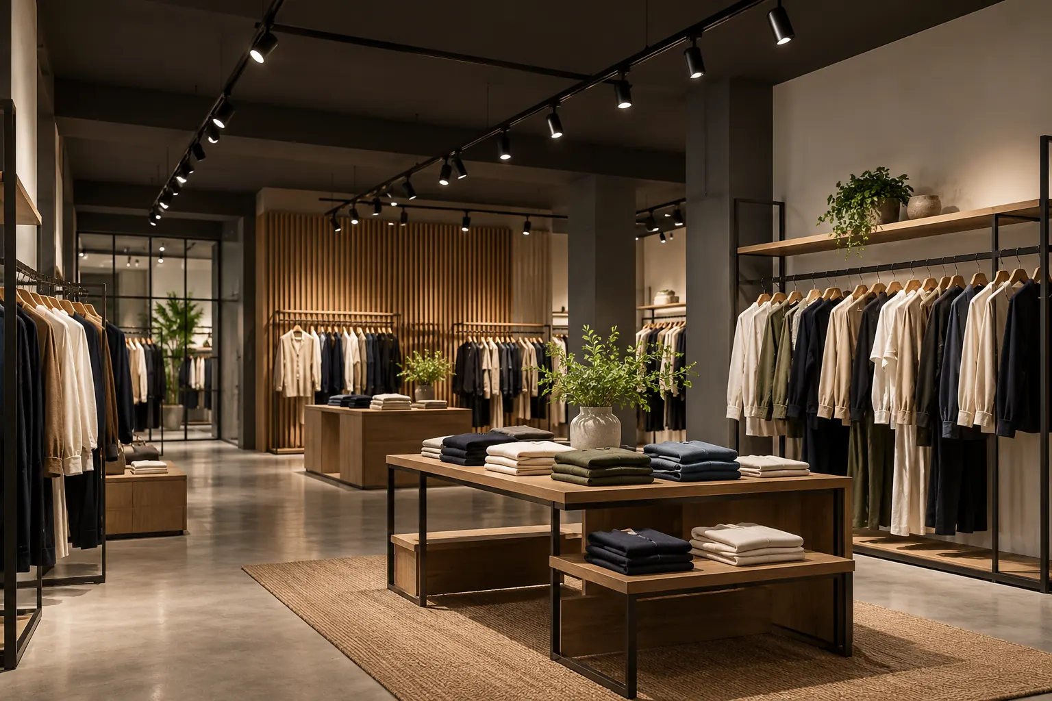 fashion retail store led track lighting