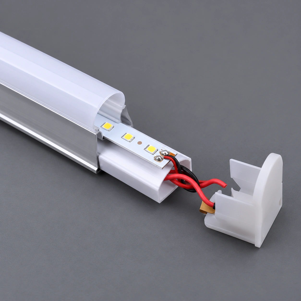 integrated t5 led batten exposed led strip dark studio