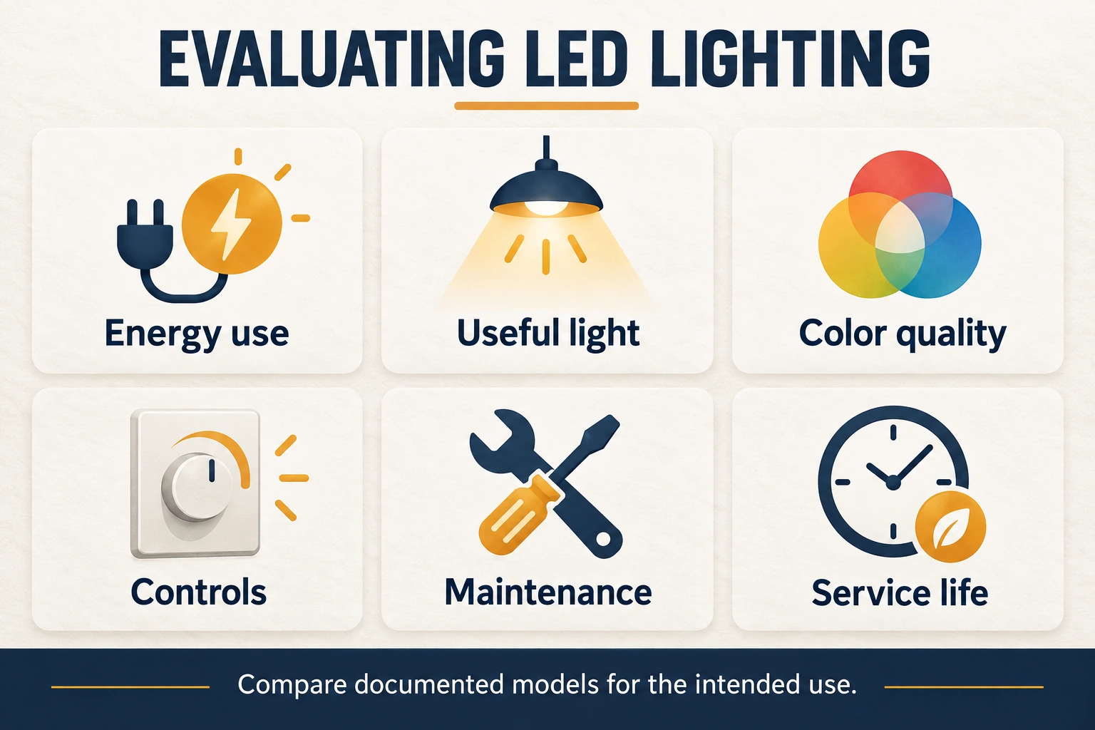 led lighting selection and lifecycle considerations