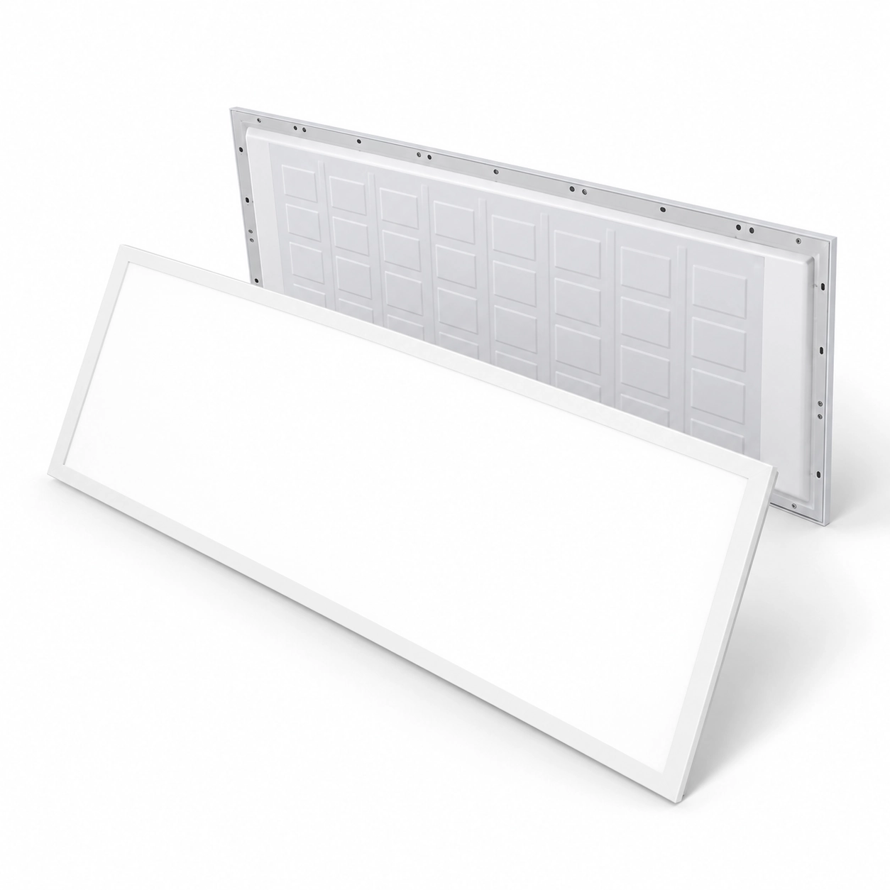 Panely 600 × 600 s přímým podsvícením, výška 23 mm