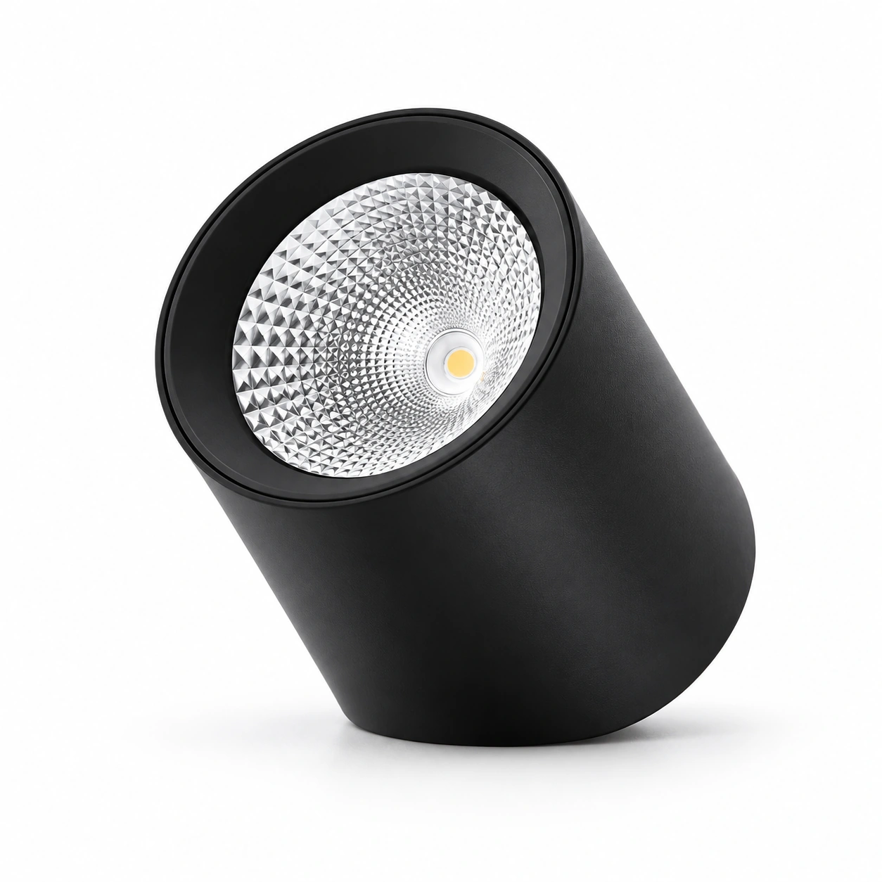 short black surface spot silver reflector