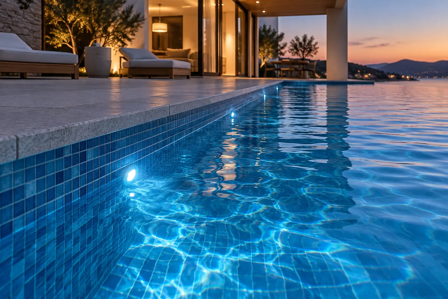 swimming pool underwater led illumination