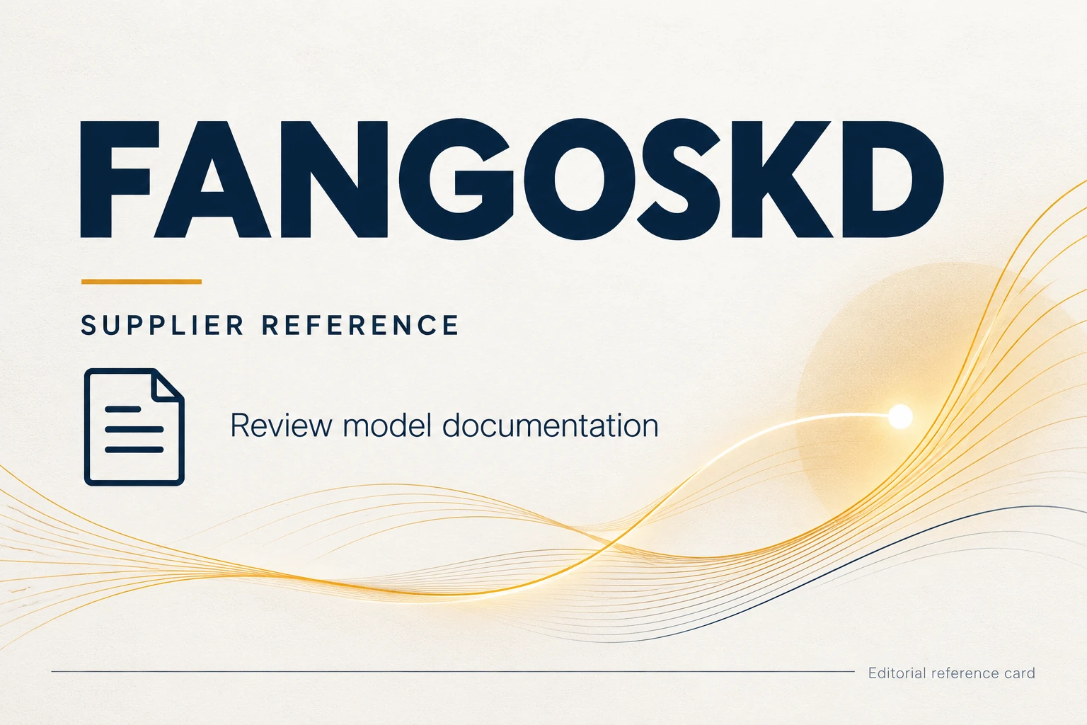 visual identification of fangoskd in a supplier directory