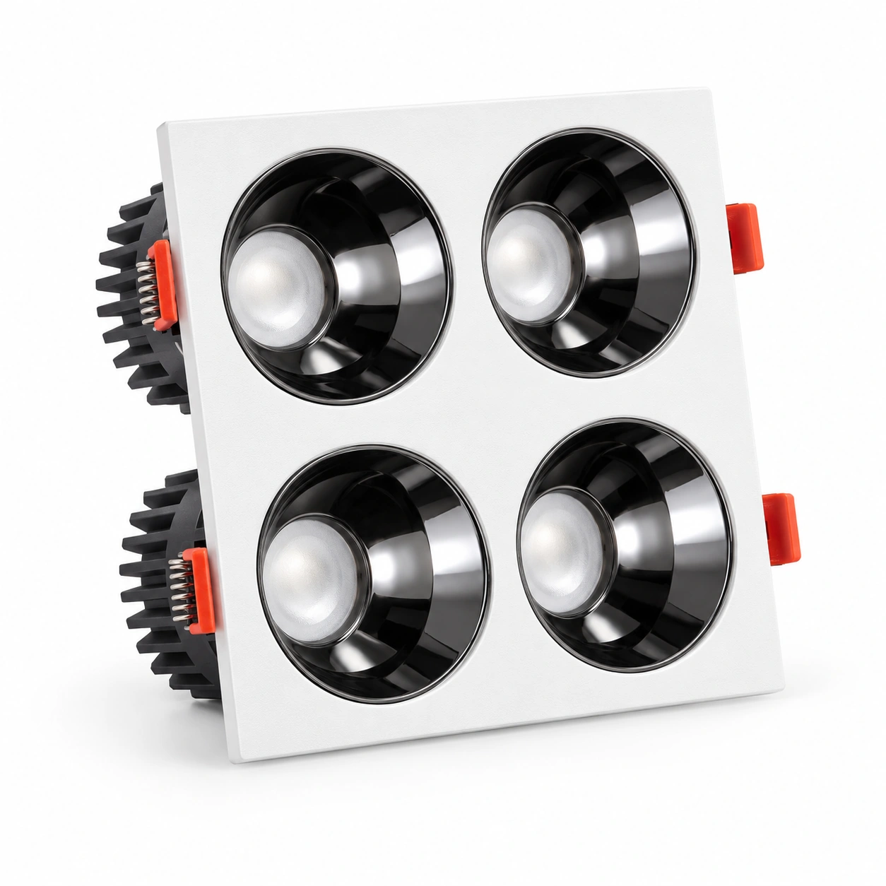 Směrovatelný downlight s více moduly