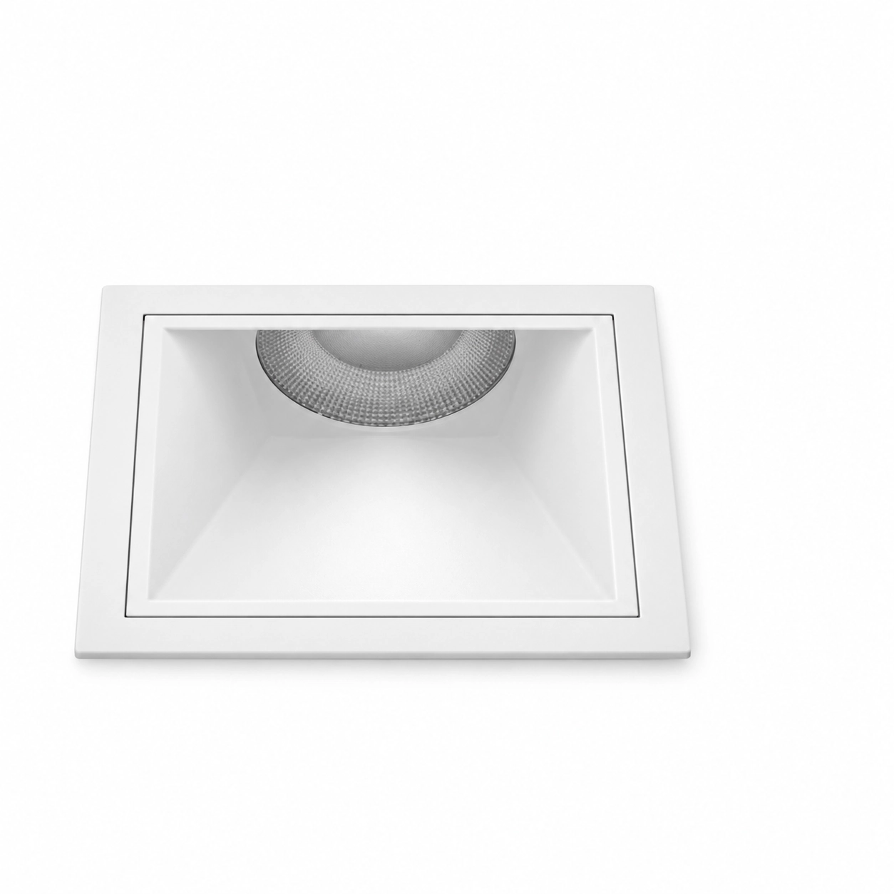 Čtvercový downlight IP65 s hlubokým reflektorem